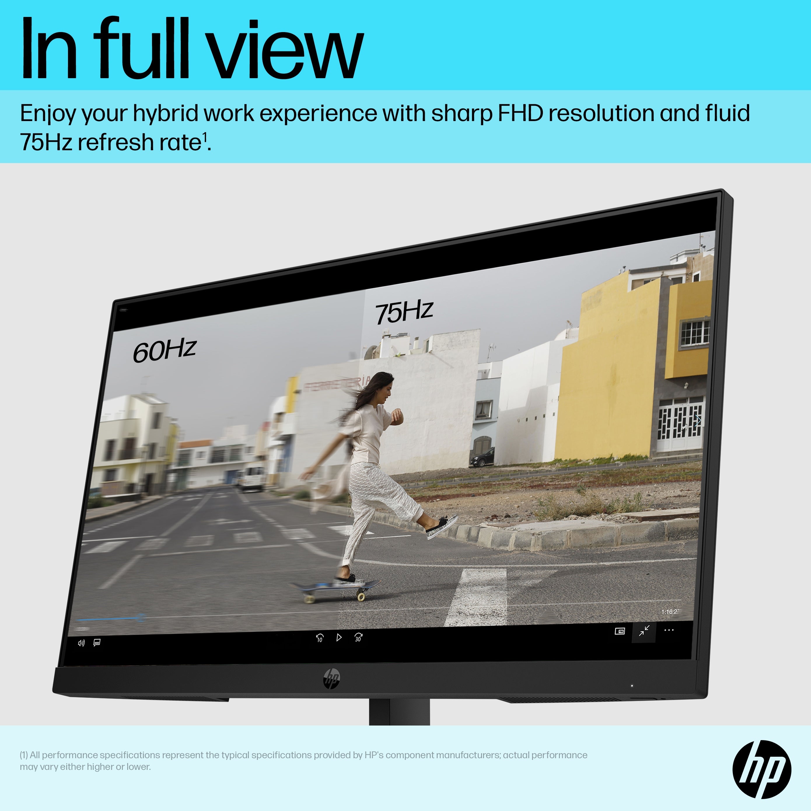 HP P24v G5 - 60.5 cm (23.8") - 1920 x 1080 pixels FHD Monitor