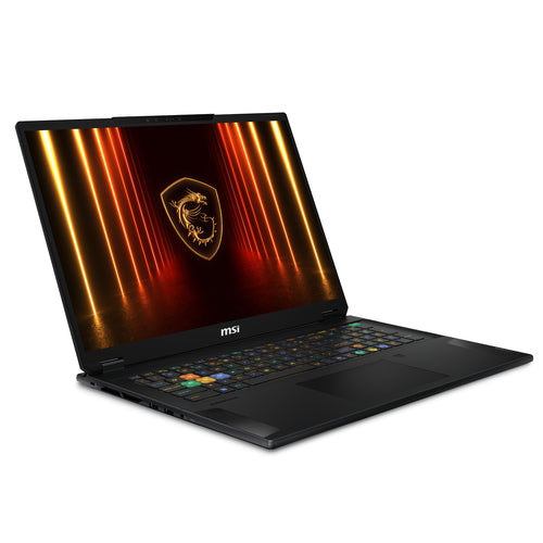 MSI Stealth 18 HX AI Laptop - 45.7 cm (18") - Intel Core Ultra 9 275HX - 64 GB DDR5-SDRAM - 2 TB SSD - NVIDIA GeForce RTX 5080 - Wi-Fi 7 - Windows 11 Home - Black