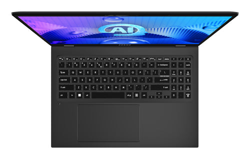 MSI Prestige 16 AI STUDIO Laptop - 40.6 cm (16") - Intel Core Ultra 9 185H - 32 GB LPDDR5-SDRAM - 1 TB SSD - NVIDIA GeForce RTX 4060 - Wi-Fi 7 - Windows 11 Pro - Grey