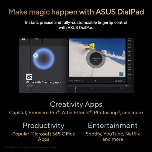 ASUS ProArt PX13 Hybrid (2-in-1) - 33.8 cm (13.3") - Touchscreen - AMD Ryzen AI 9 HX 370 - 32 GB LPDDR5x-SDRAM - 1 TB SSD - NVIDIA GeForce RTX 4060 - Wi-Fi 7 - Windows 11 Home - Black