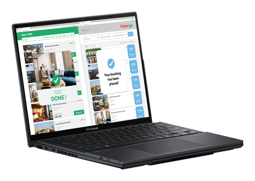 ASUS Zenbook Duo Hybrid (2-in-1) - 35.6 cm (14") - Touchscreen - Intel Core Ultra 9 185H - 32 GB LPDDR5x-SDRAM - 2 TB SSD - Wi-Fi 6E - Windows 11 Home - Grey