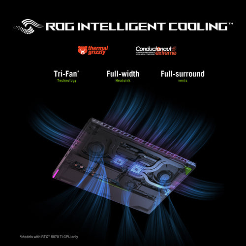 ASUS ROG Strix G16 Laptop - 40.6 cm (16") - AMD Ryzen 9 8940HX - 16 GB DDR5-SDRAM - 1 TB SSD - NVIDIA GeForce RTX 5060 - Wi-Fi 6E - Windows 11 Home - Black / Grey
