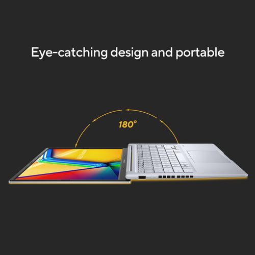 ASUS Vivobook 16X Laptop - 40.6 cm (16") - Intel® Core™ i7-13700H - 16 GB DDR4-SDRAM - 1 TB SSD - NVIDIA GeForce RTX 4060 - Wi-Fi 6E - Windows 11 Home - Silver
