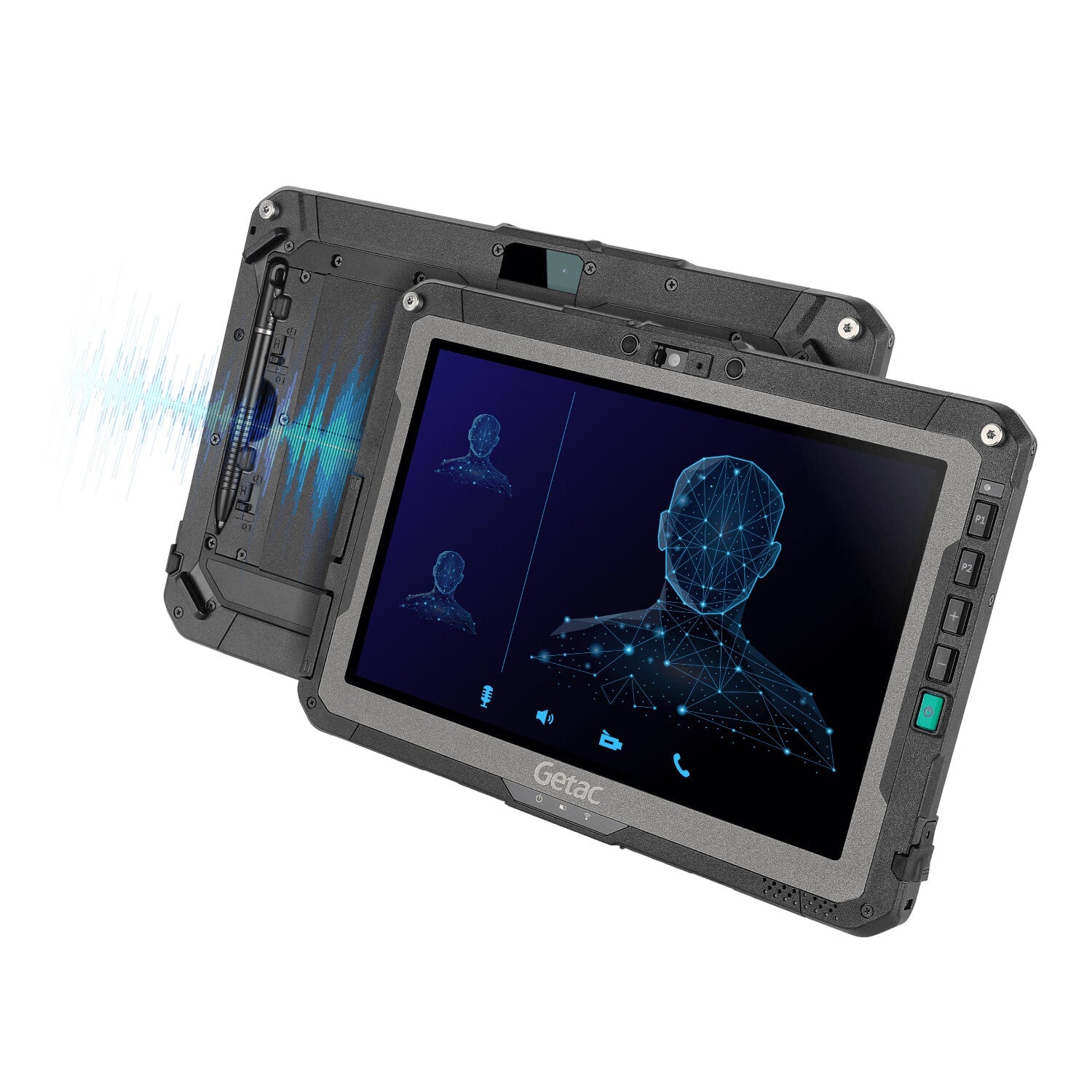 Getac ZX10 - 25.6 cm (10.1") - 128 GB - 6 GB - Wi-Fi 5 - Android 12 - Black