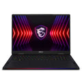 MSI Raider 18 HX A14VGG-002UK Laptop - 45.7 cm (18") - Intel® Core™ i9-14900HX - 32 GB DDR5-SDRAM - 2 TB SSD - NVIDIA GeForce RTX 4070 - Wi-Fi 7 - Windows 11 Pro - Black