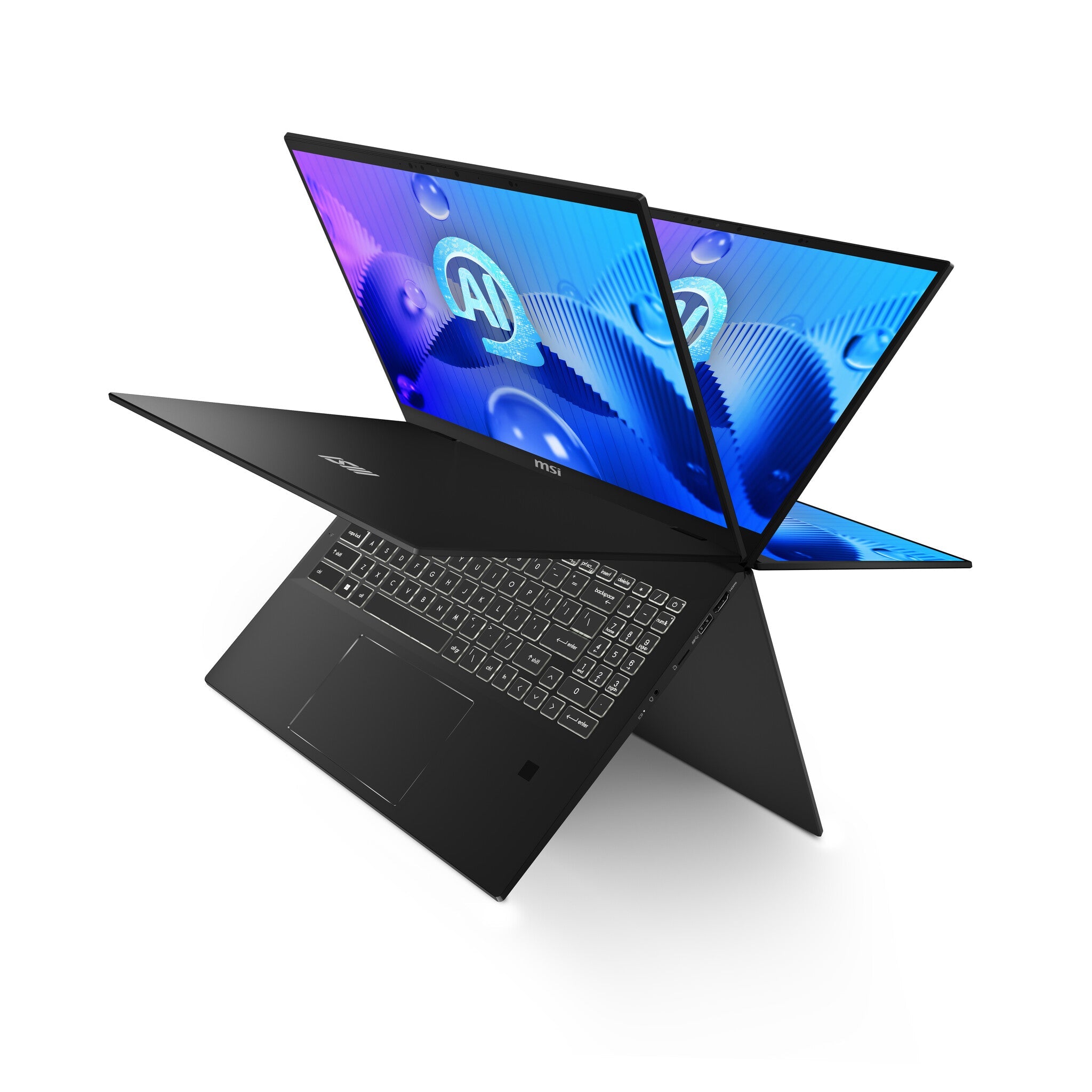 MSI Summit E16 AI Studio Hybrid (2-in-1) - 40.6 cm (16") - Touchscreen - Intel Core Ultra 7 155H - 32 GB LPDDR5-SDRAM - 1 TB SSD - NVIDIA GeForce RTX 4050 - Wi-Fi 7 - Windows 11 Pro - Black