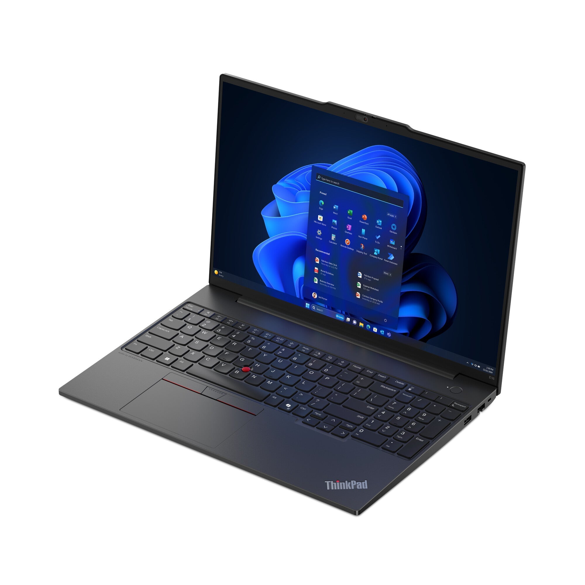 Lenovo ThinkPad E16 Laptop - 40.6 cm (16") - AMD Ryzen™ 5 7535HS - 16 GB DDR5-SDRAM - 256 GB SSD - Wi-Fi 6E - Windows 11 Pro - Black