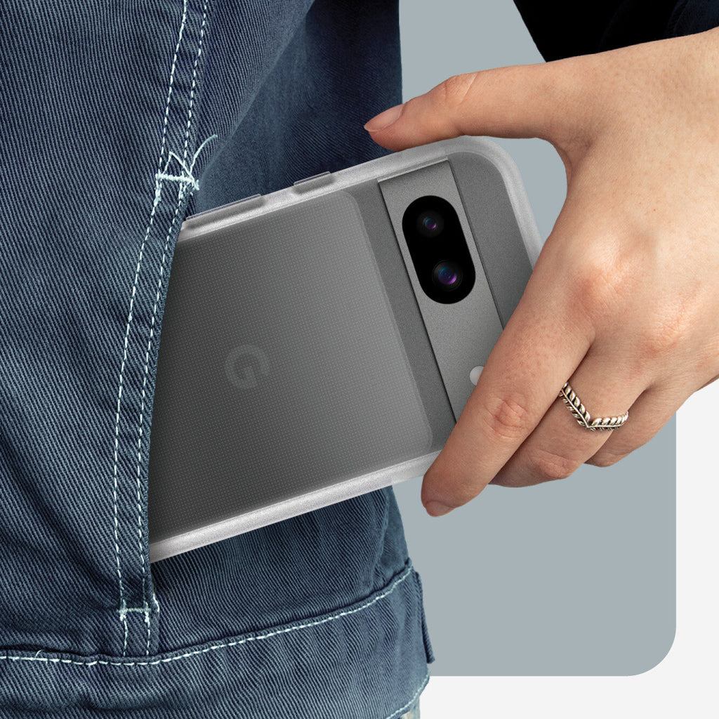 OtterBox React Series for Google Pixel 8a in Transparent - No Packaging