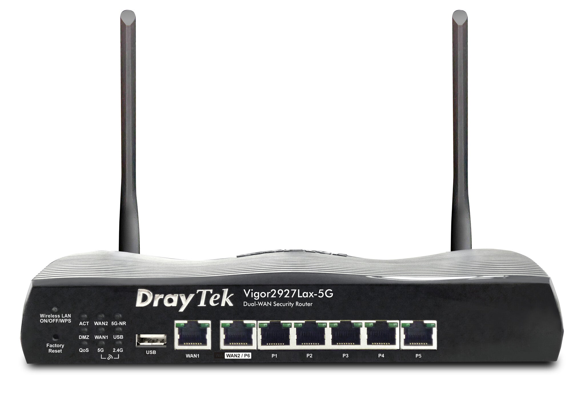 DrayTek V2927LAX-5G-K - Gigabit Ethernet Dual-band (2.4 GHz / 5 GHz) Wi-Fi 6 Wireless Router
