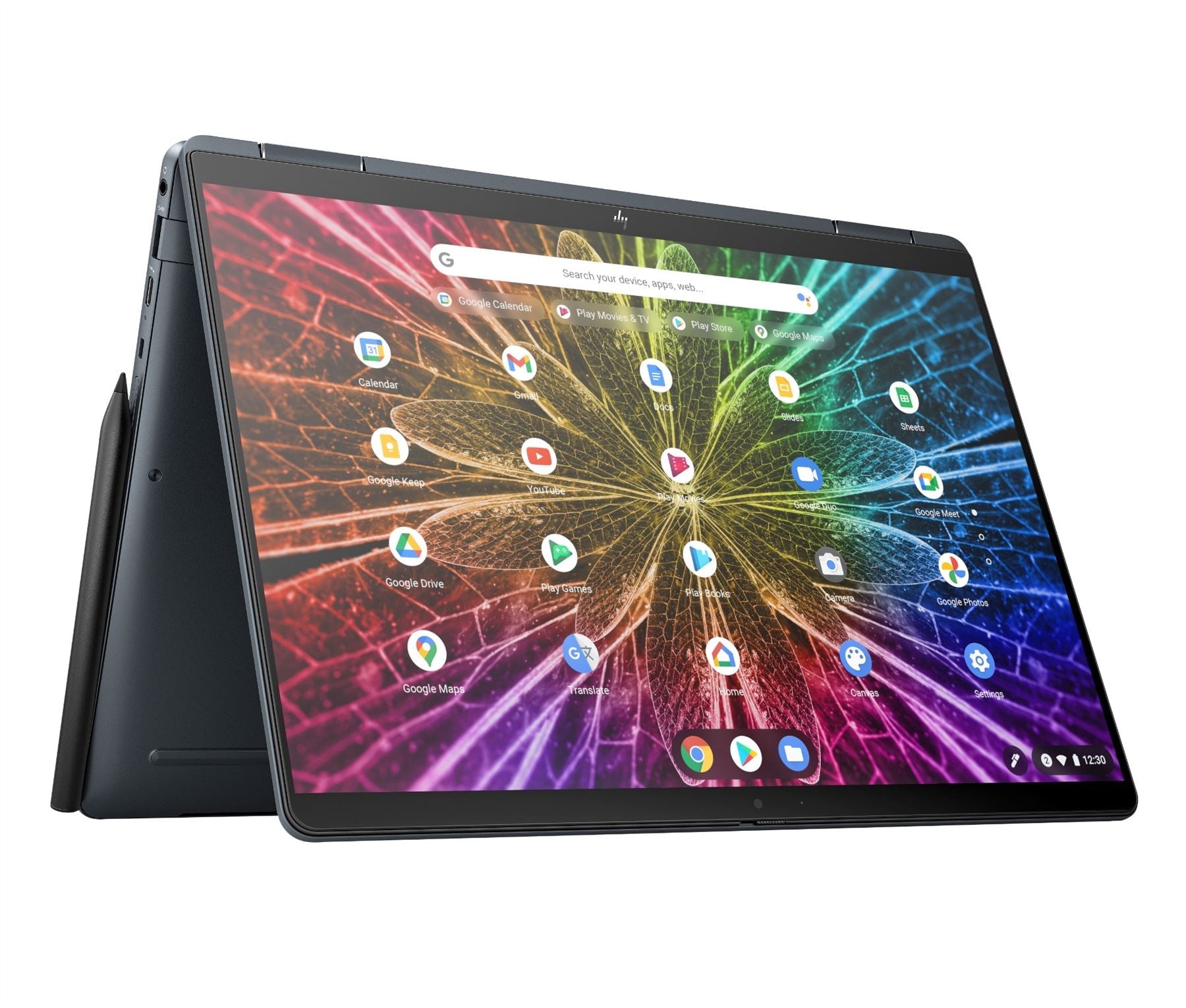 HP Elite Dragonfly Intel® Core� i5 i5-1245U Chromebook 34.3 cm (13.5") Touchscreen WUXGA+ 16 GB LPDDR4x-SDRAM 512 GB SSD Wi-Fi 6 (802.11ax) ChromeOS Blue