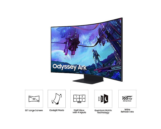 Samsung Odyssey Ark - 139.7 cm (55") - 3840 x 2160 pixels 4K Ultra HD LED Monitor