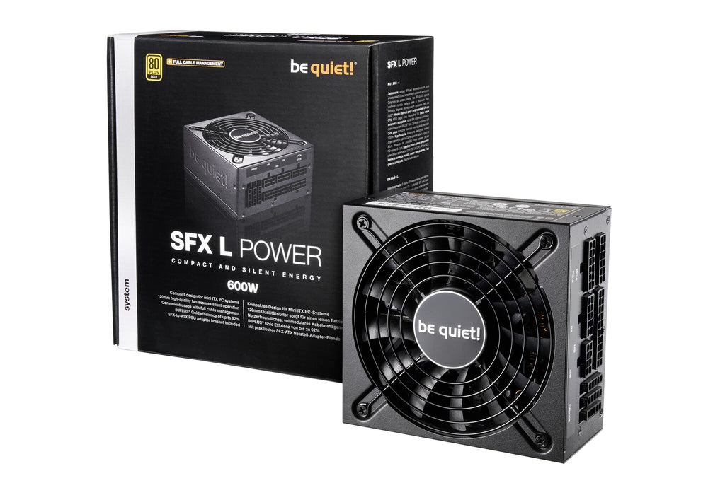 be quiet! SFX L Power - 600W 80+ Gold Fully Modular Power Supply Unit
