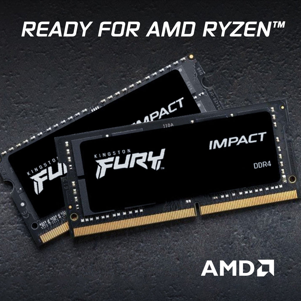Kingston Technology FURY Impact - 32 GB 1 x 32 GB 3200MT/s DDR4 SO-DIMM memory module