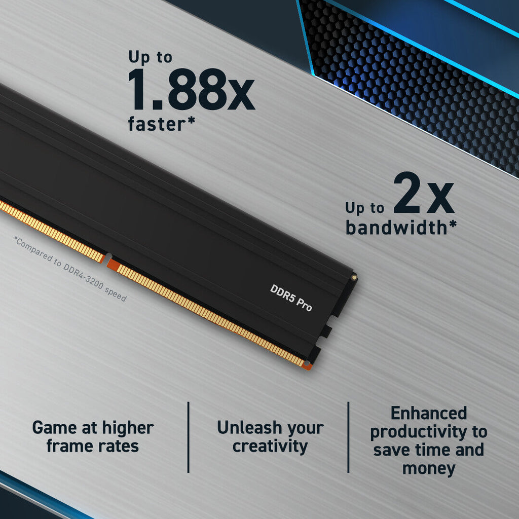 Crucial Pro - 48 GB 2 x 24 GB DDR5 6000 MHz memory module