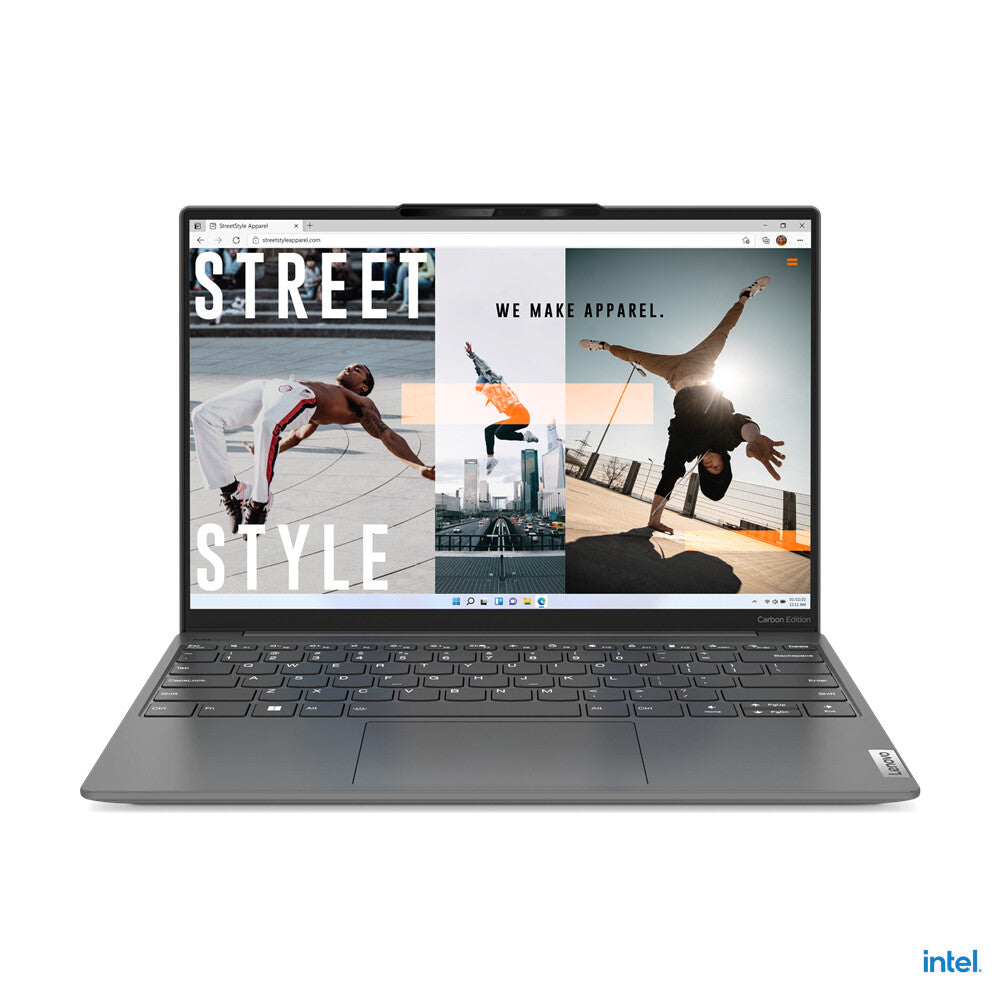 Lenovo Yoga Slim 7 Carbon 13IAP7 Laptop - 33.8 cm (13.3") - Intel® Core™ i7-1260P - 16 GB LPDDR5-SDRAM - 512 GB SSD - Wi-Fi 6E - Windows 11 Home - Grey