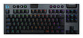 Logitech G915 X LIGHTSPEED TKL - USB + RF Wireless + Bluetooth Gaming Keyboard in Black (QWERTY UK English)