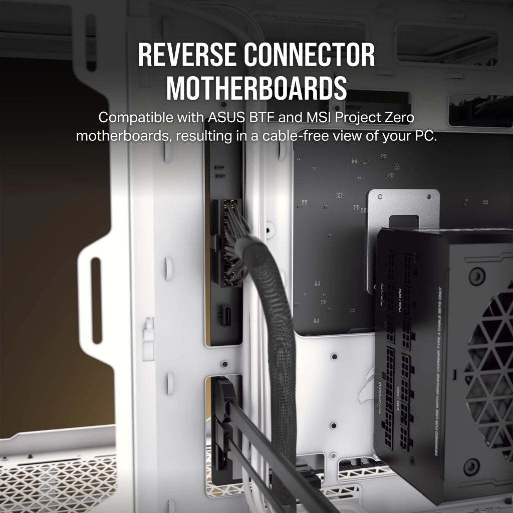 Corsair 2500X - MicroATX Mini Tower Case in White
