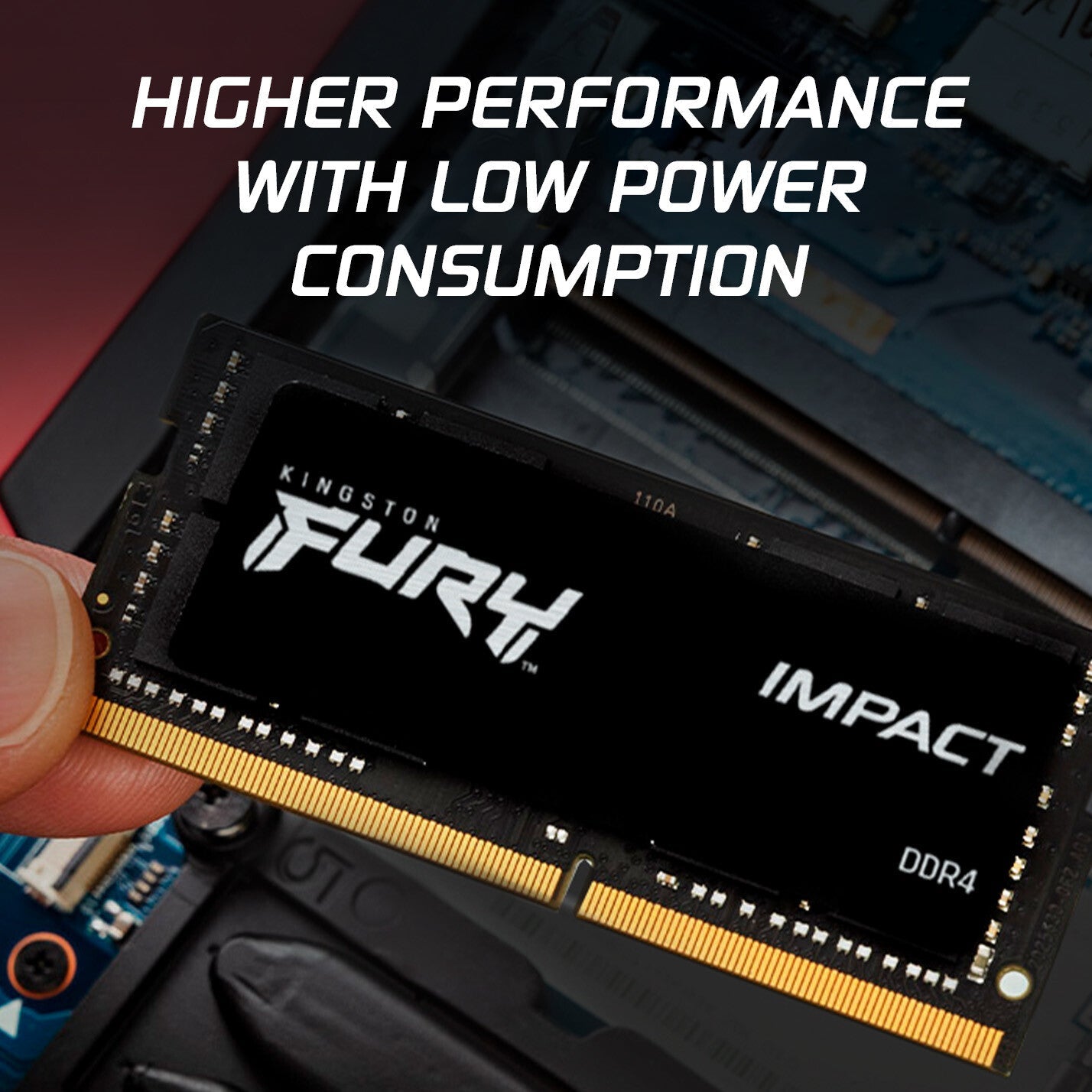 Kingston Technology FURY Impact - 32 GB 2 x 16 GB 2666MT/s DDR4 SO-DIMM memory module