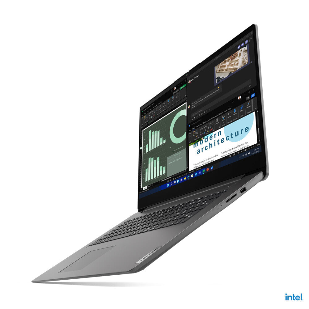 Lenovo V 17 G3 Laptop - 43.9 cm (17.3") - Intel® Core™ i5-1235U - 8 GB DDR4-SDRAM - 512 GB SSD - Wi-Fi 6 - Windows 11 Pro - Grey