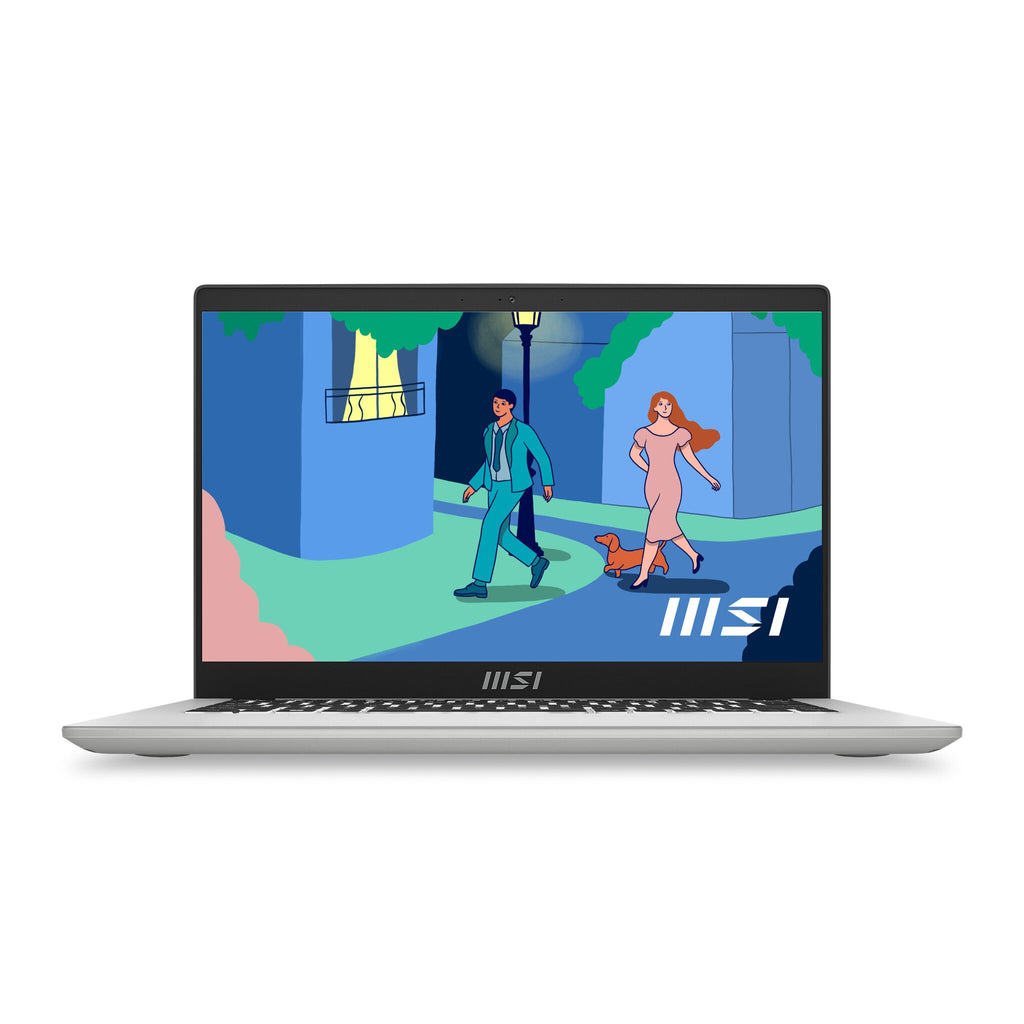 MSI Modern 14 C12M-638UK Laptop - 35.6 cm (14") - Intel® Core™ i5-1235U - 8 GB DDR4-SDRAM - 512 GB SSD - Wi-Fi 6 - Windows 11 Home - Silver