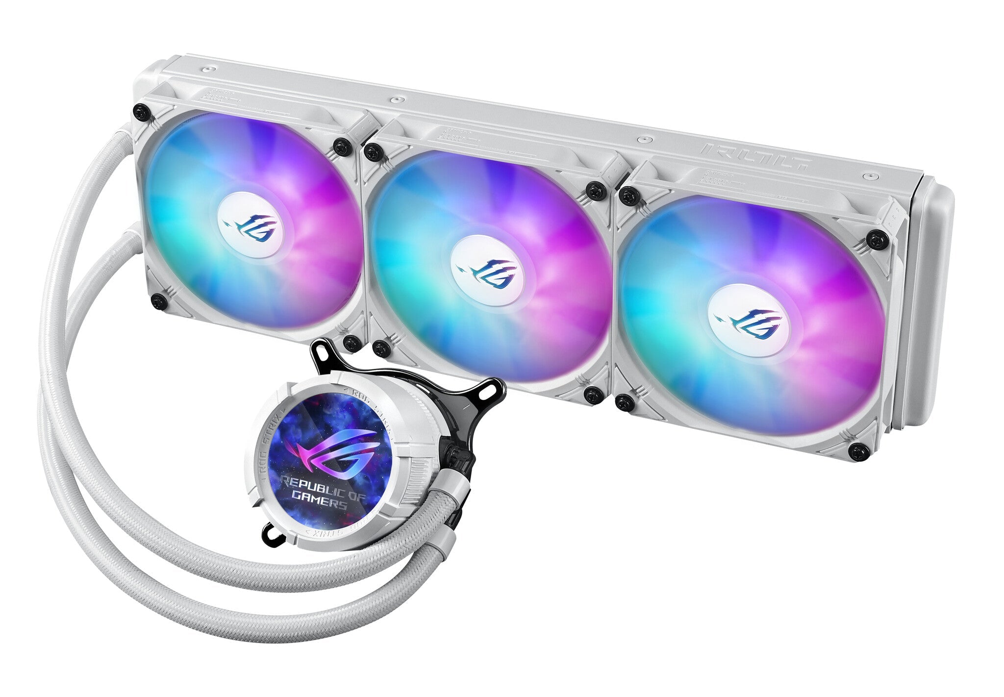 ASUS ROG Strix LC III 360 ARGB "White Edition" - All-in-one Liquid Processor Cooler - 360mm