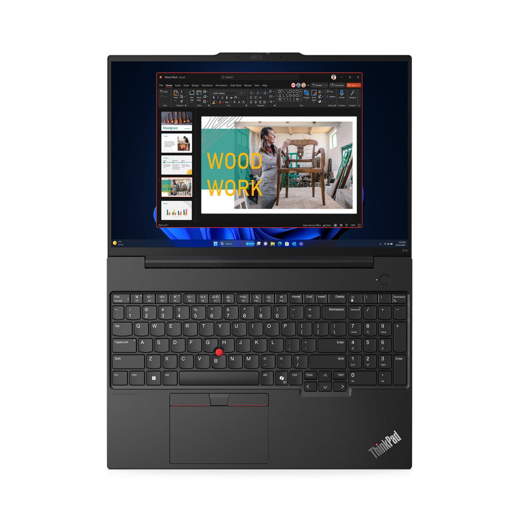 Lenovo ThinkPad E16 Laptop - 40.6 cm (16") - Intel Core Ultra 5 125U - 16 GB DDR5-SDRAM - 256 GB SSD - Wi-Fi 6E - Windows 11 Pro - Black