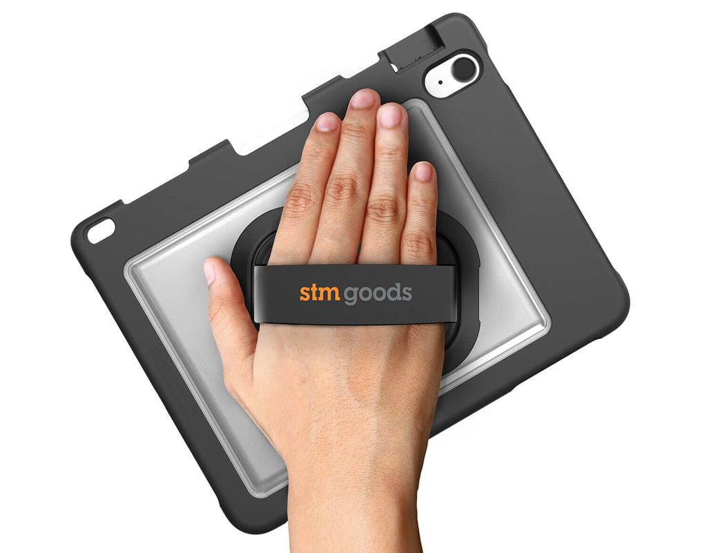 STM Dux Swivel Folio Case for 10.9" iPad in Black / Transparent