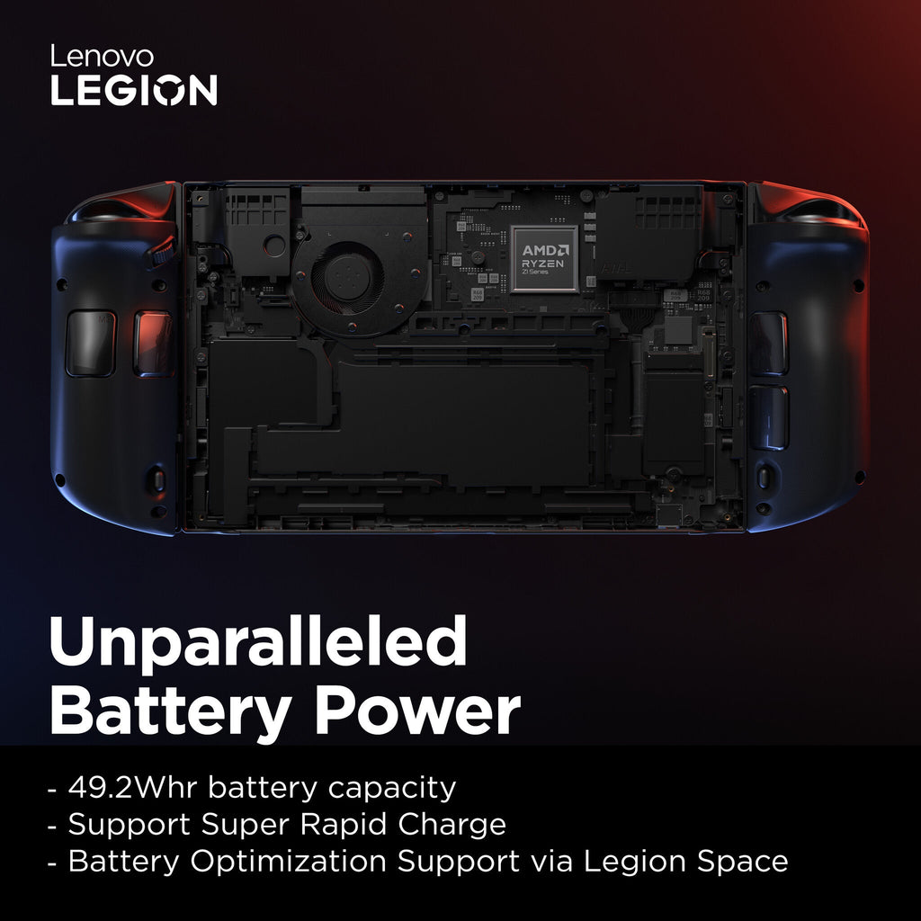 Lenovo Legion Go -  22.4 cm (8.8") - 512 GB - Portable game console in Black