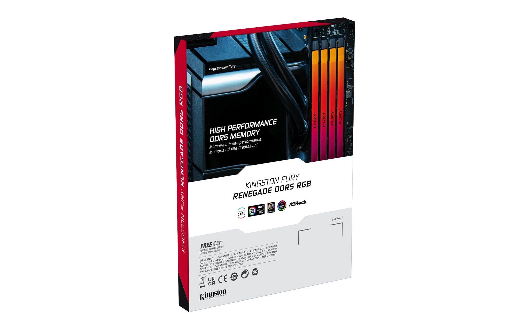 Kingston Technology FURY Renegade RGB - 32 GB 1 x 32 GB DDR5 6000MT/s memory module