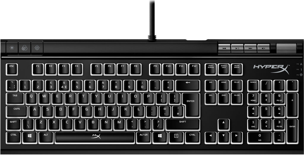 HyperX Alloy Elite 2 - USB Wired RGB Mechanical Gaming Keyboard in Black (QWERTY UK)