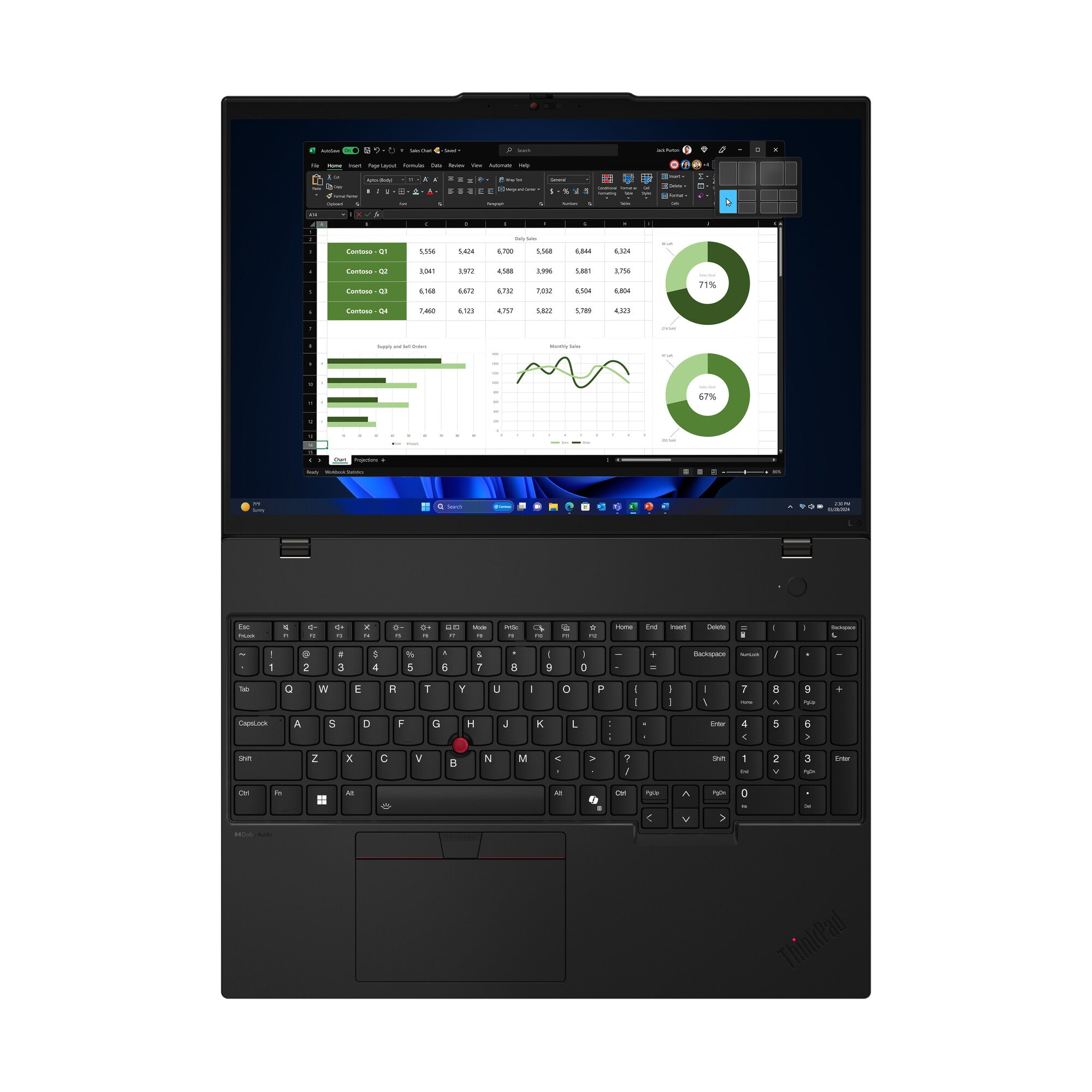 Lenovo ThinkPad L16 Laptop - 40.6 cm (16") - Intel Core Ultra 5 125U - 16 GB DDR5-SDRAM - 512 GB SSD - Wi-Fi 6E - Windows 11 Pro - Black