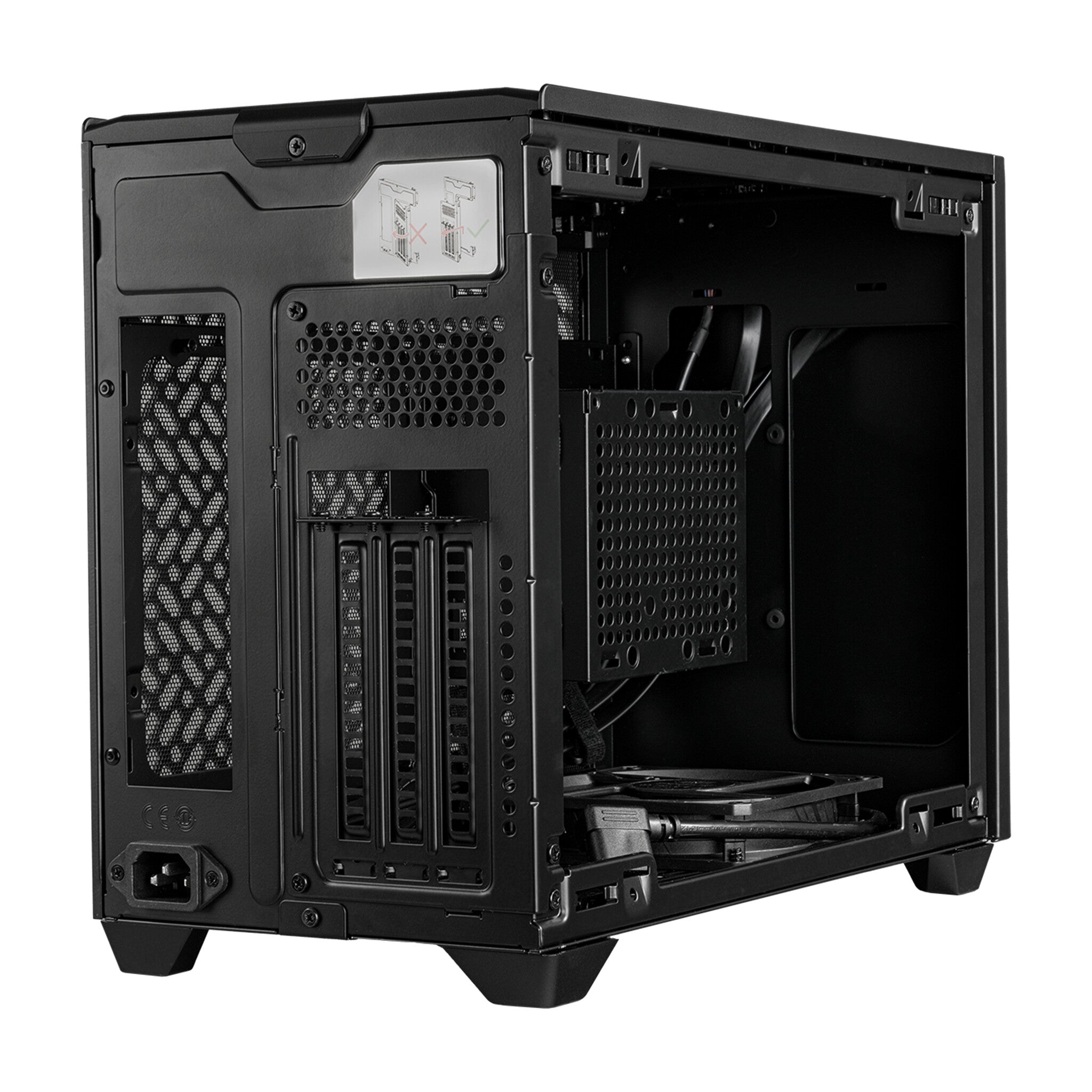 Cooler Master MasterBox NR200P V2 - Mini ITX Desktop Case in Black
