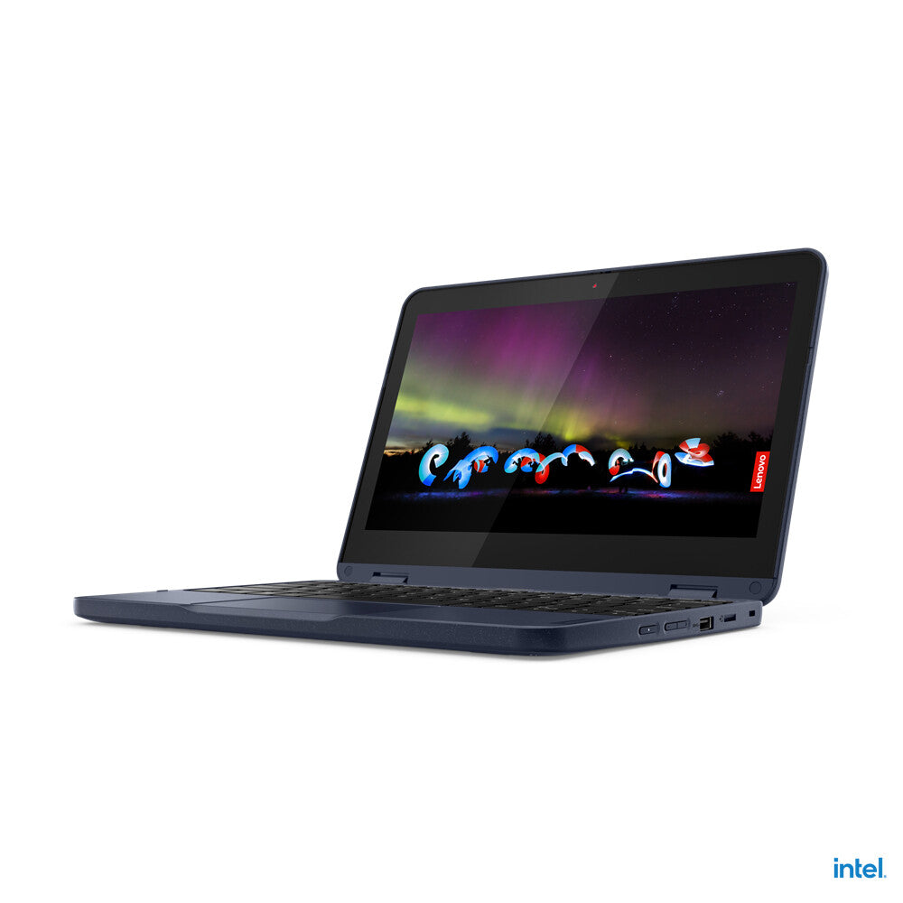 Lenovo 500w Gen 3 Hybrid (2-in-1) - 29.5 cm (11.6") - Touchscreen - Intel® Celeron® N5100 - 4 GB LPDDR4x-SDRAM - 128 GB SSD - Wi-Fi 6 - Windows 11 Pro - Blue