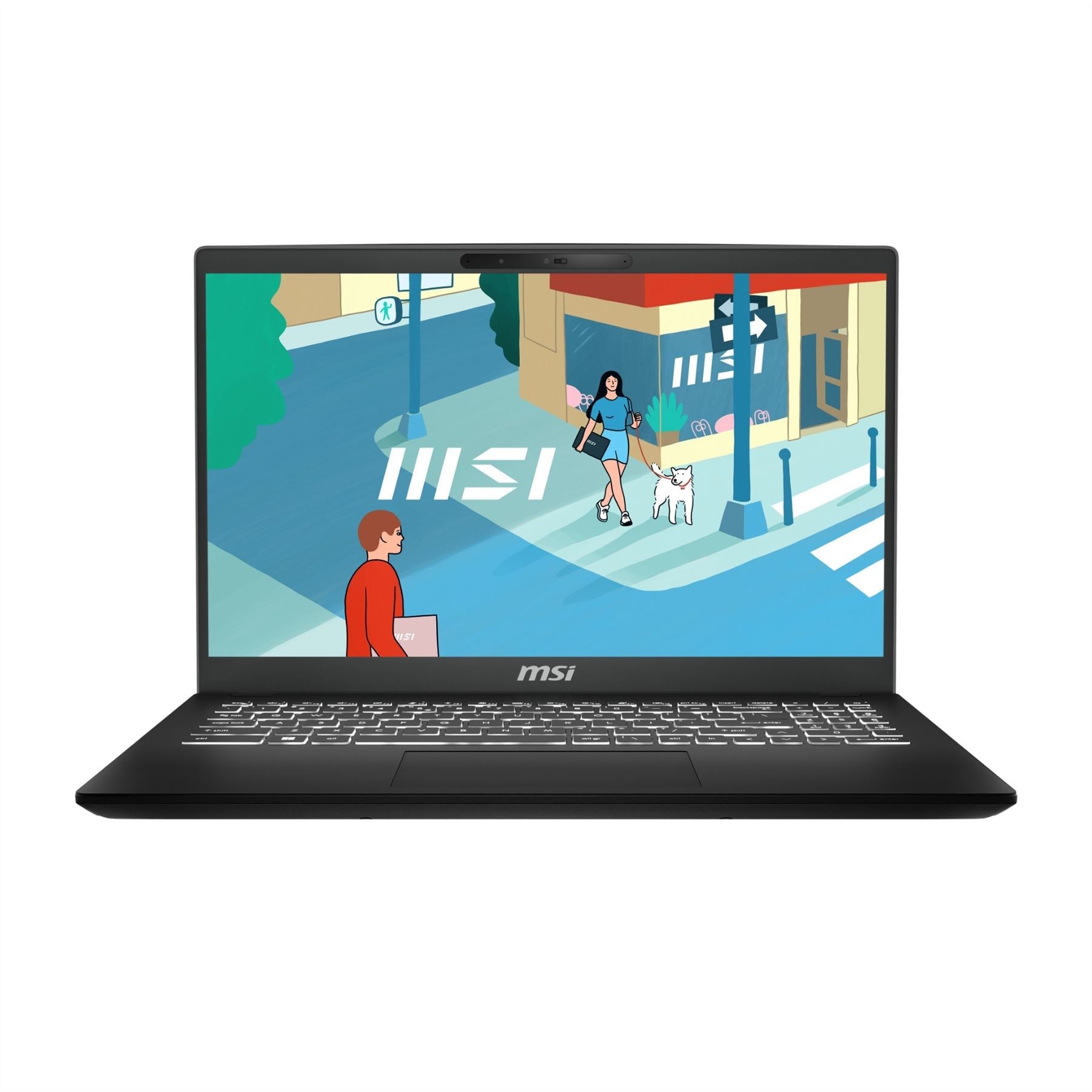 MSI Modern 15 H C13M-275UK Intel® Core� i5 i5-13420H Laptop 39.6 cm (15.6") Full HD 16 GB DDR4-SDRAM 512 GB SSD Wi-Fi 6E (802.11ax) Windows 11 Home Black