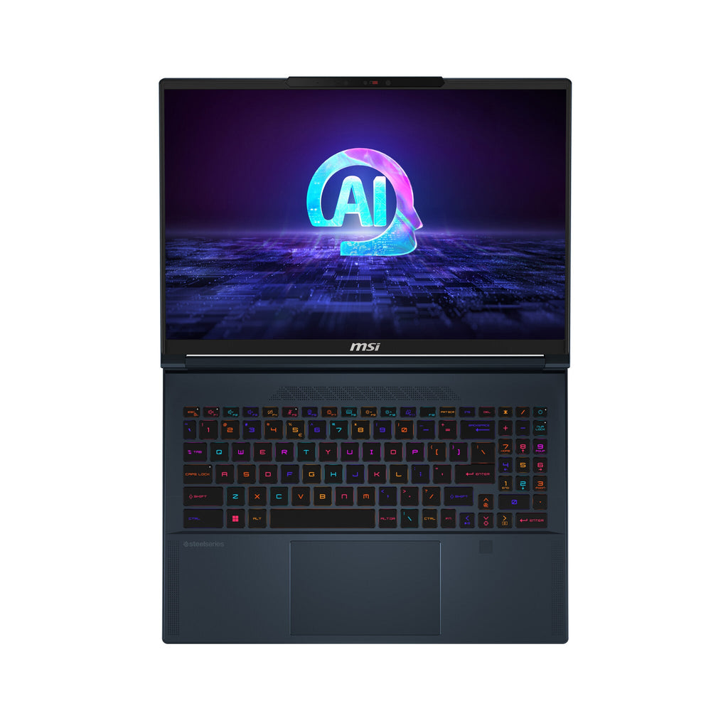 MSI Stealth 16 AI STUDIO Laptop - 40.6 cm (16") - Intel Core Ultra 9 185H - 32 GB DDR5-SDRAM - 2 TB SSD - NVIDIA GeForce RTX 4090 - Wi-Fi 7 - Windows 11 Pro - Blue