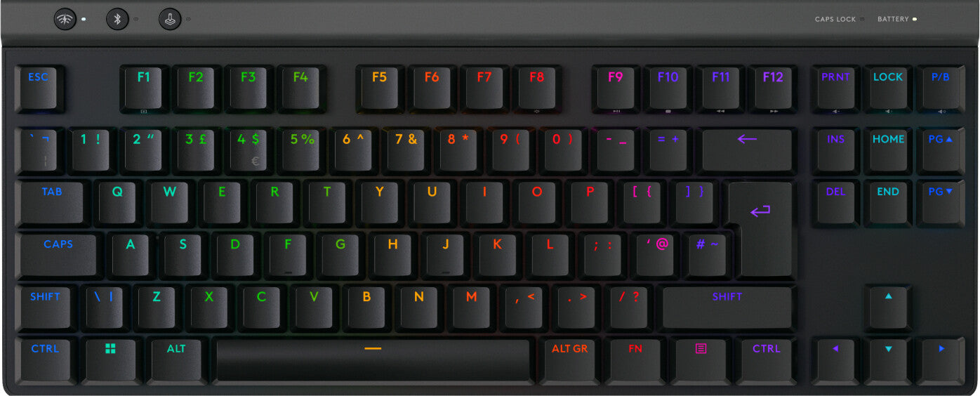 Logitech G - G515 - RF Wireless + Bluetooth RGB Mechanical Gaming Keyboard in Black (QWERTY US English)