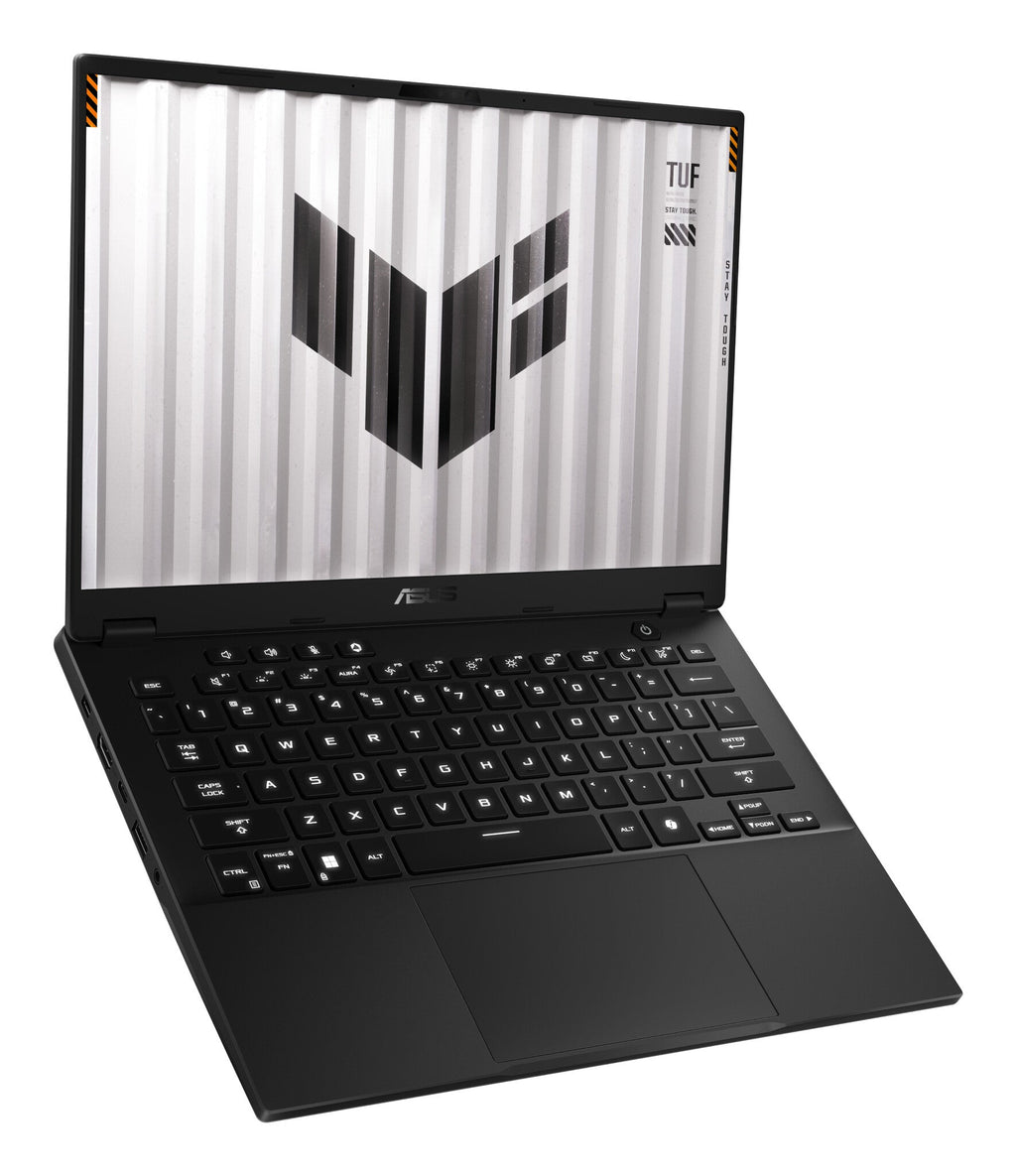 ASUS TUF Gaming FA401UV-RG004W Laptop - 35.6 cm (14") - AMD Ryzen™ 7 8845HS - 16 GB LPDDR5x-SDRAM - 1 TB SSD - NVIDIA GeForce RTX 4060 - Wi-Fi 6E - Windows 11 Home - Black / Grey
