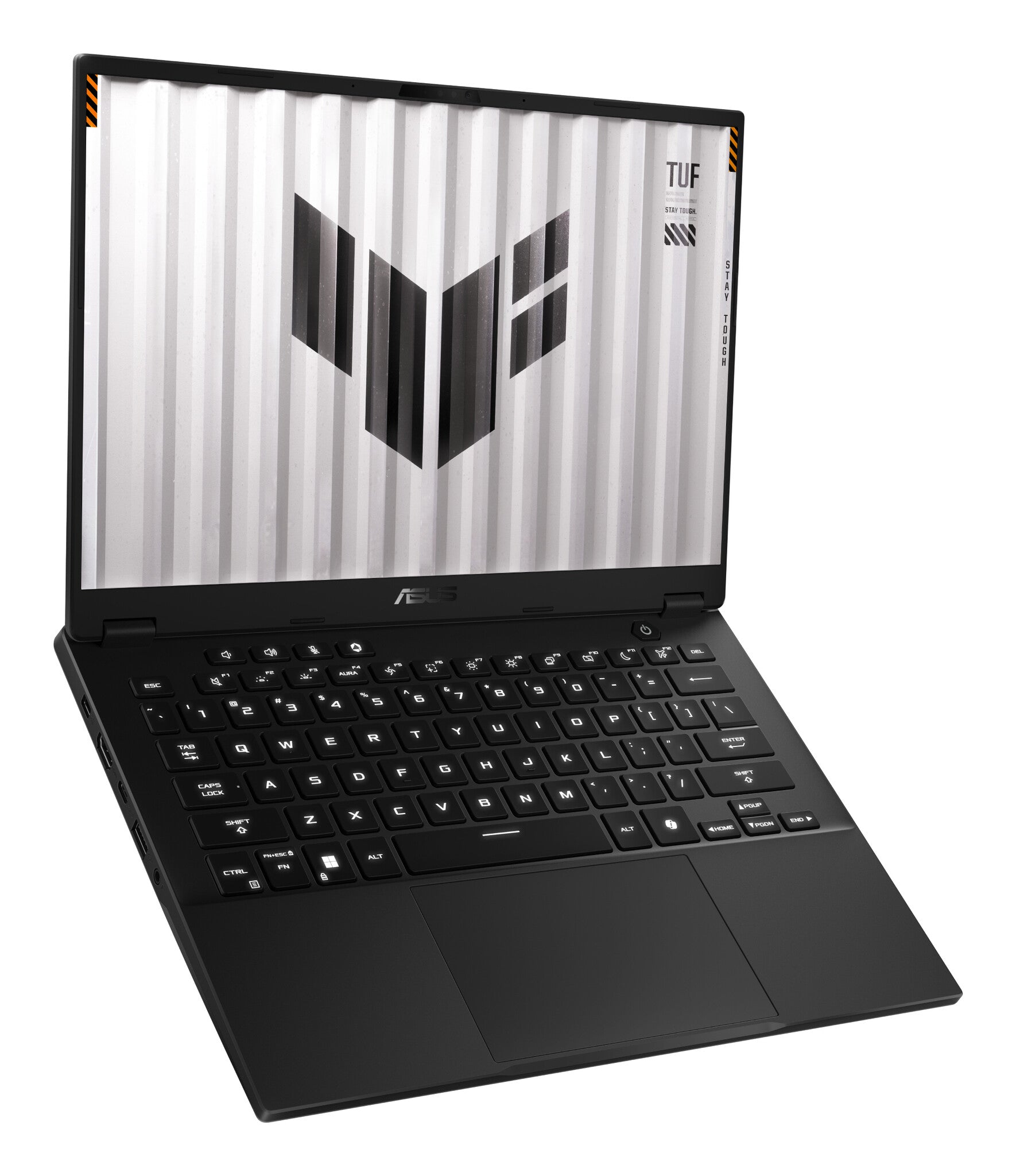 ASUS TUF Gaming FA401UV-RG004W Laptop - 35.6 cm (14") - AMD Ryzen™ 7 8845HS - 16 GB LPDDR5x-SDRAM - 1 TB SSD - NVIDIA GeForce RTX 4060 - Wi-Fi 6E - Windows 11 Home - Black / Grey