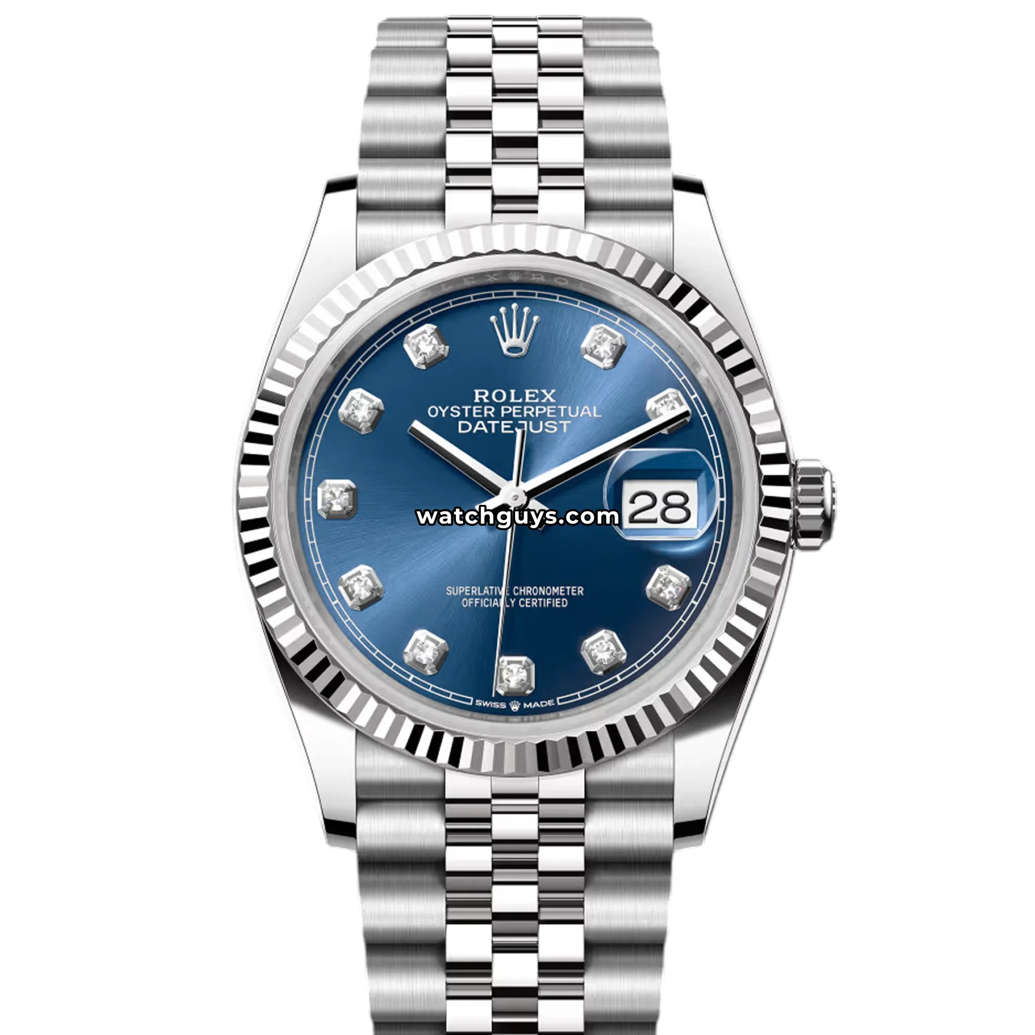 Rolex Datejust 126234 Blue Diamond Jubilee