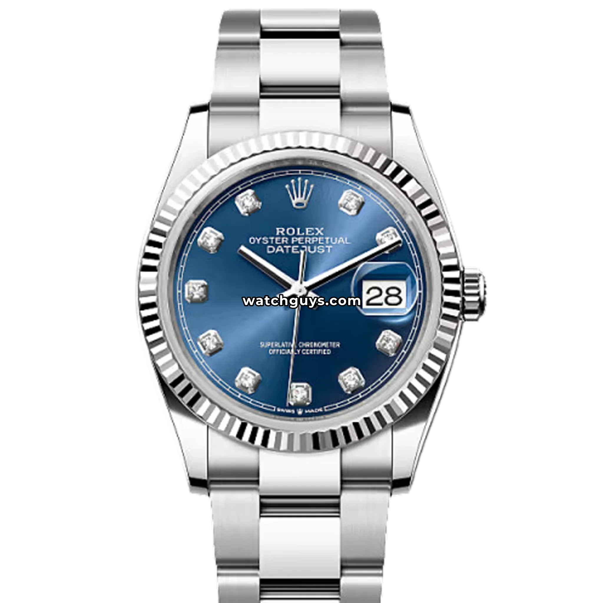 Rolex Datejust 126234 Blue Diamond Oyster