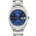 Rolex Date 115200 Blue Index Oyster
