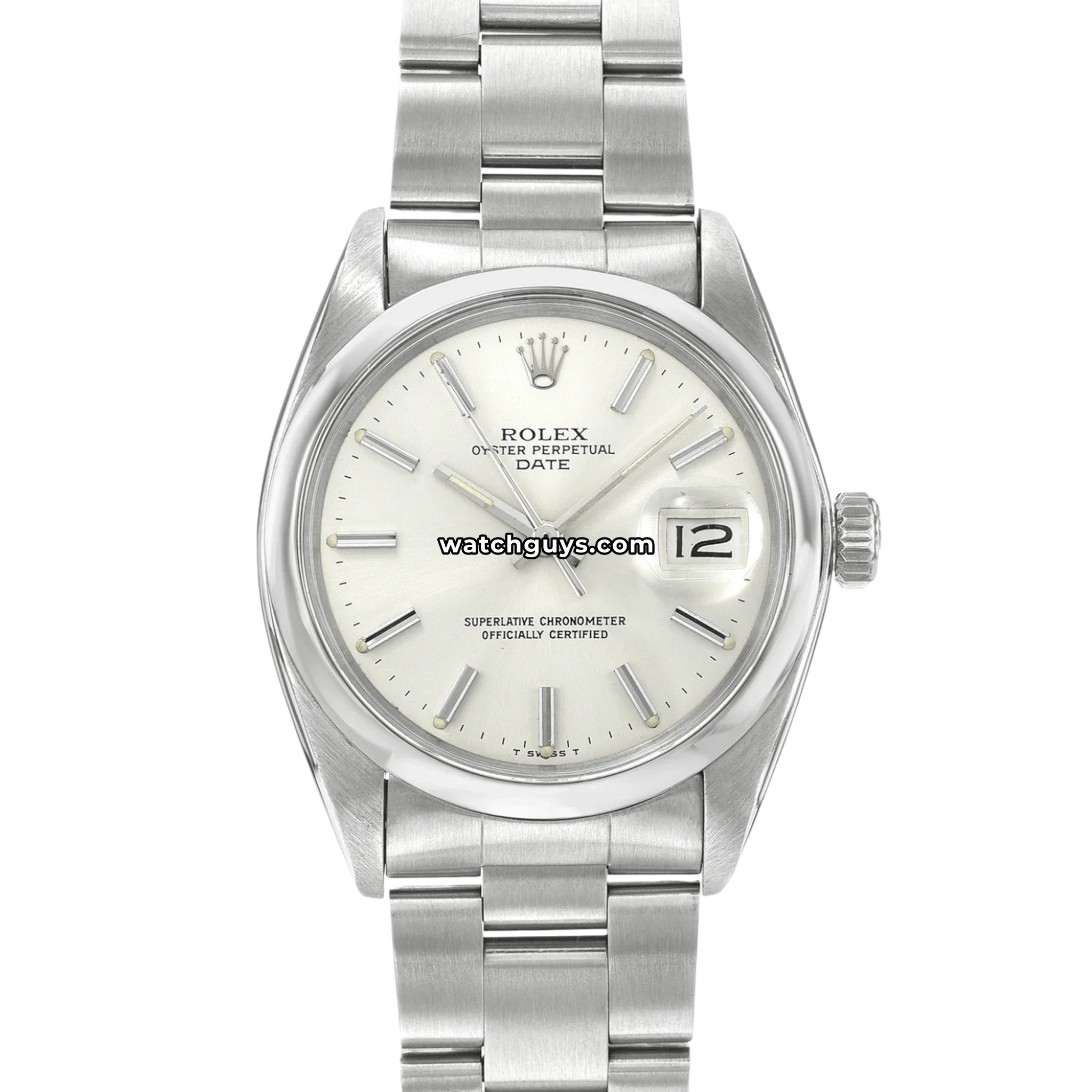 Rolex Date 1500 Silver
