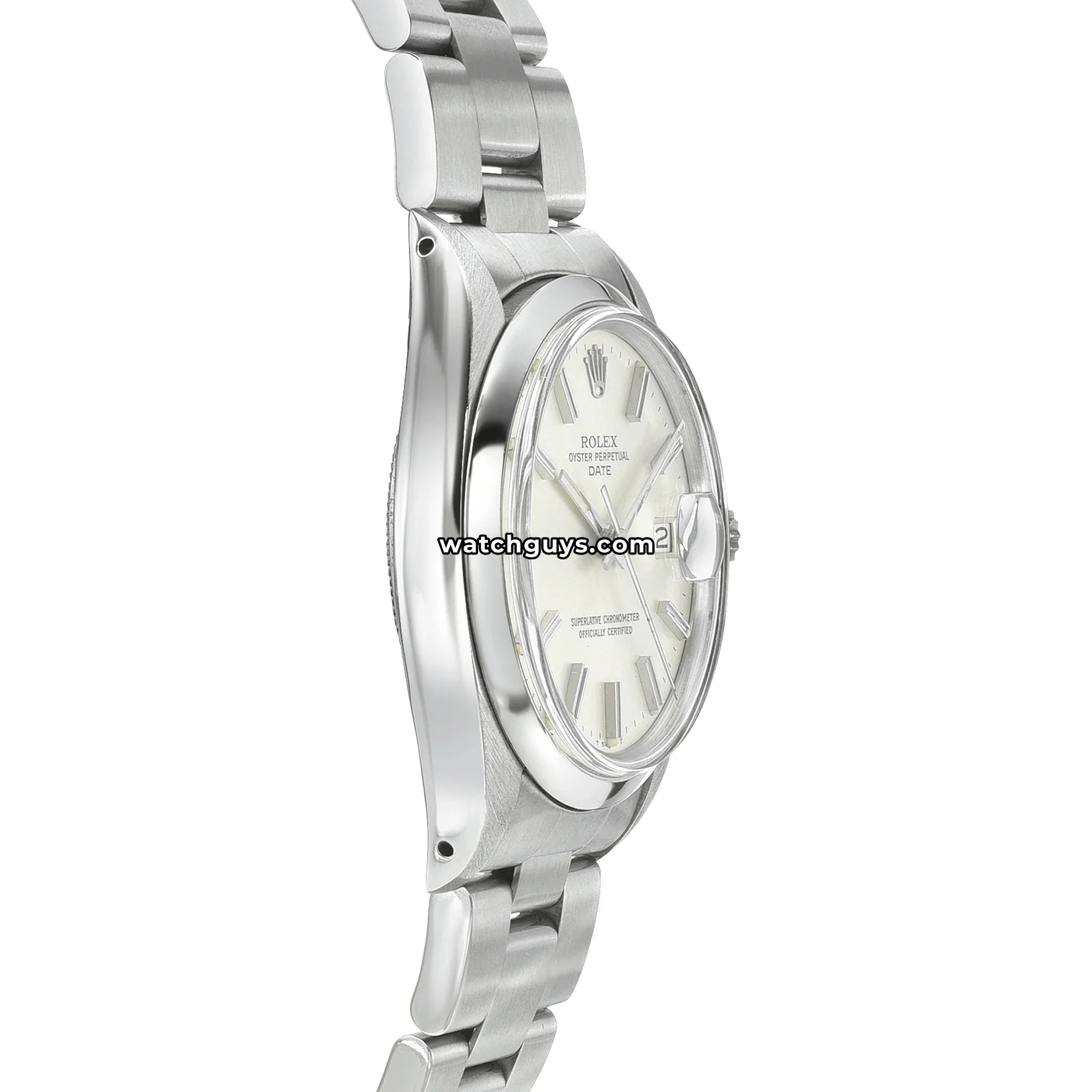Rolex Date 1500 Silver