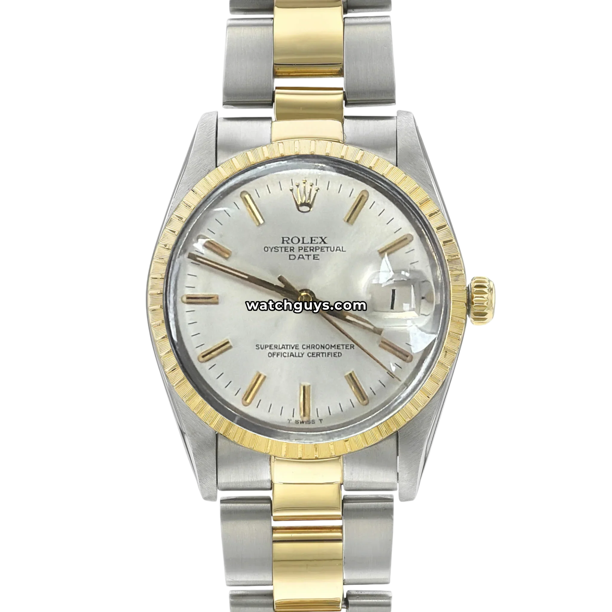 Rolex Date 15053 Silver