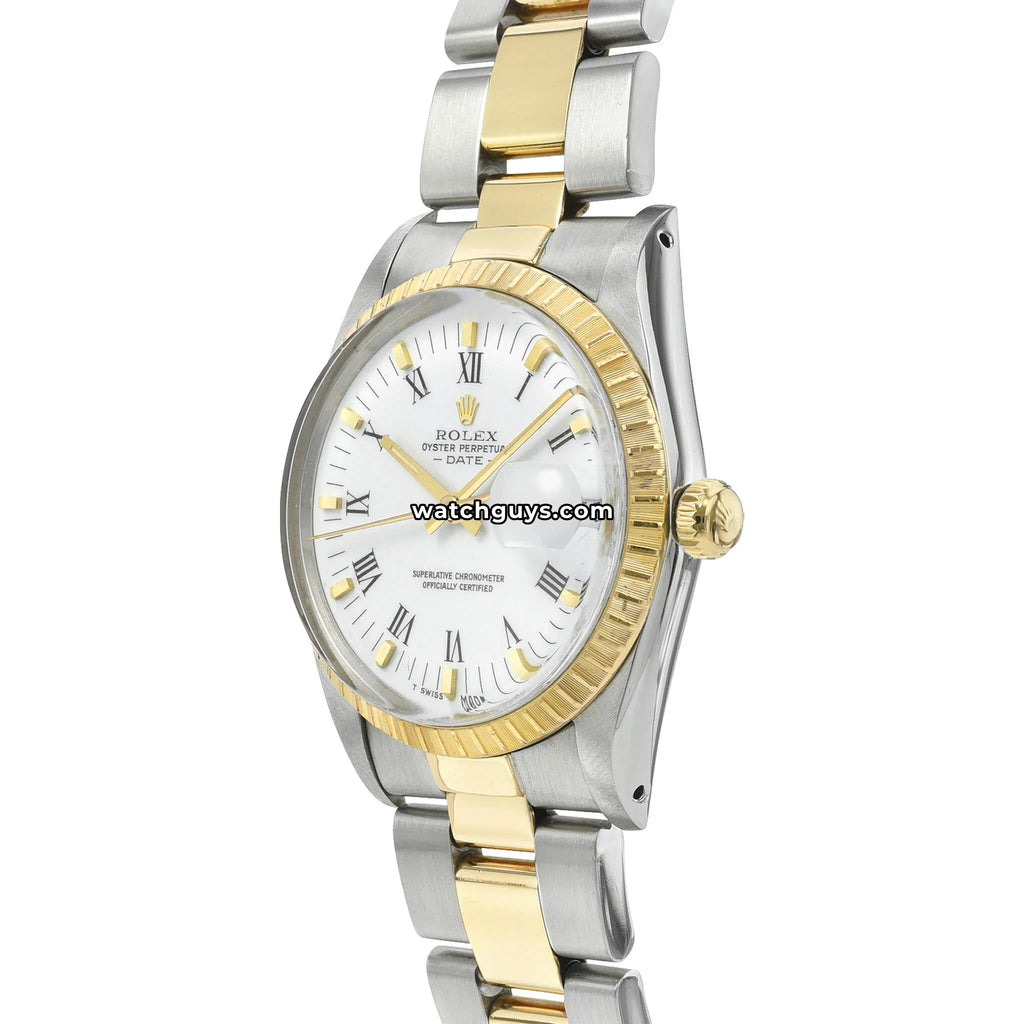 Rolex Date 15053 White Two Tone