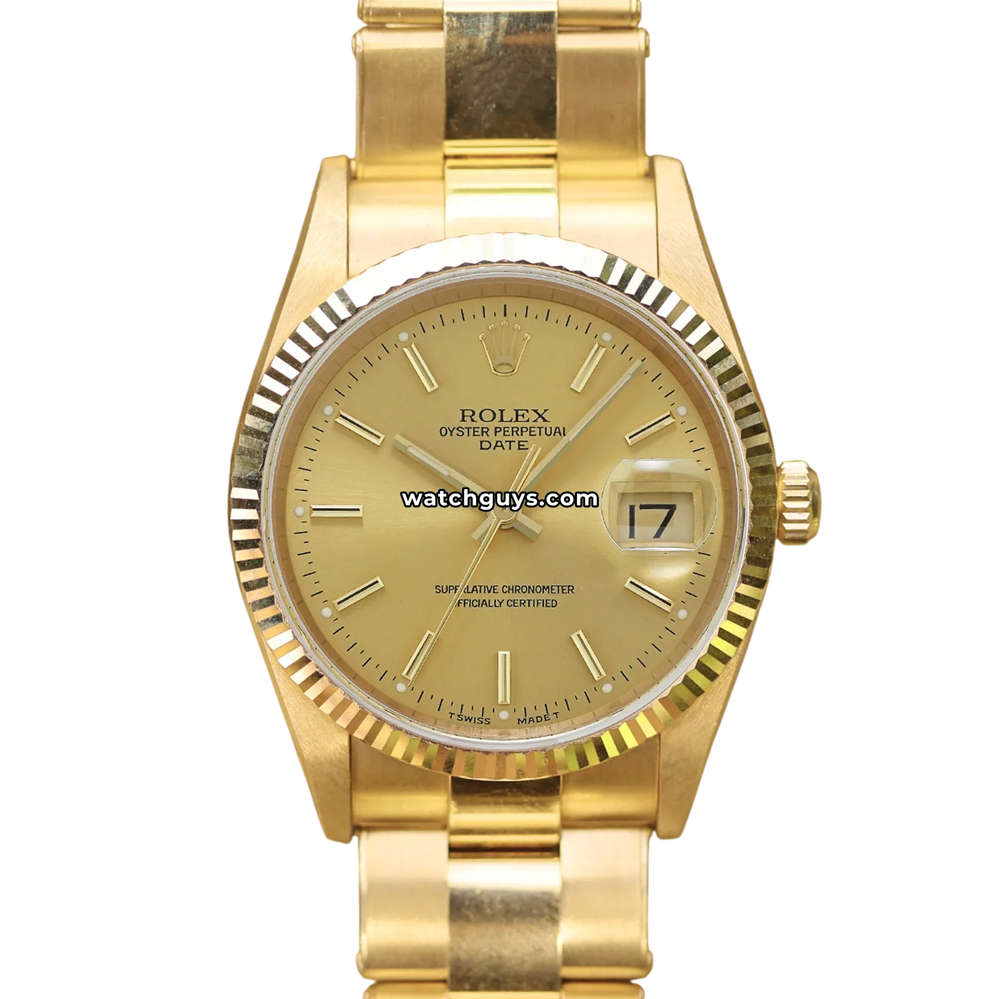 Rolex Date 15238 Champagne Oyster