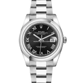 Rolex Datejust 116200 Black Roman Oyster