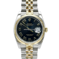 Rolex Datejust 116233 Black Sunbeam Jubilee