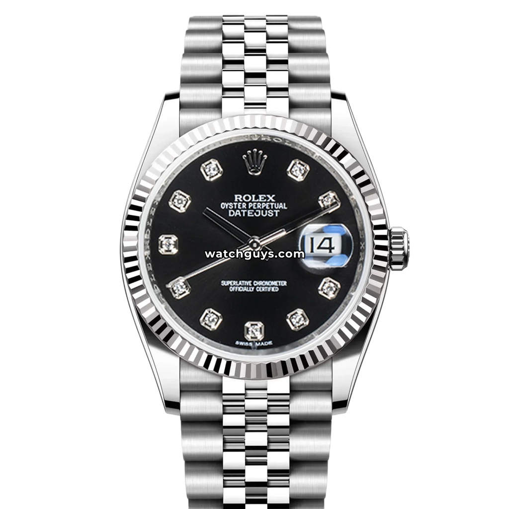 Rolex Datejust 116234 Black Diamond Jubilee