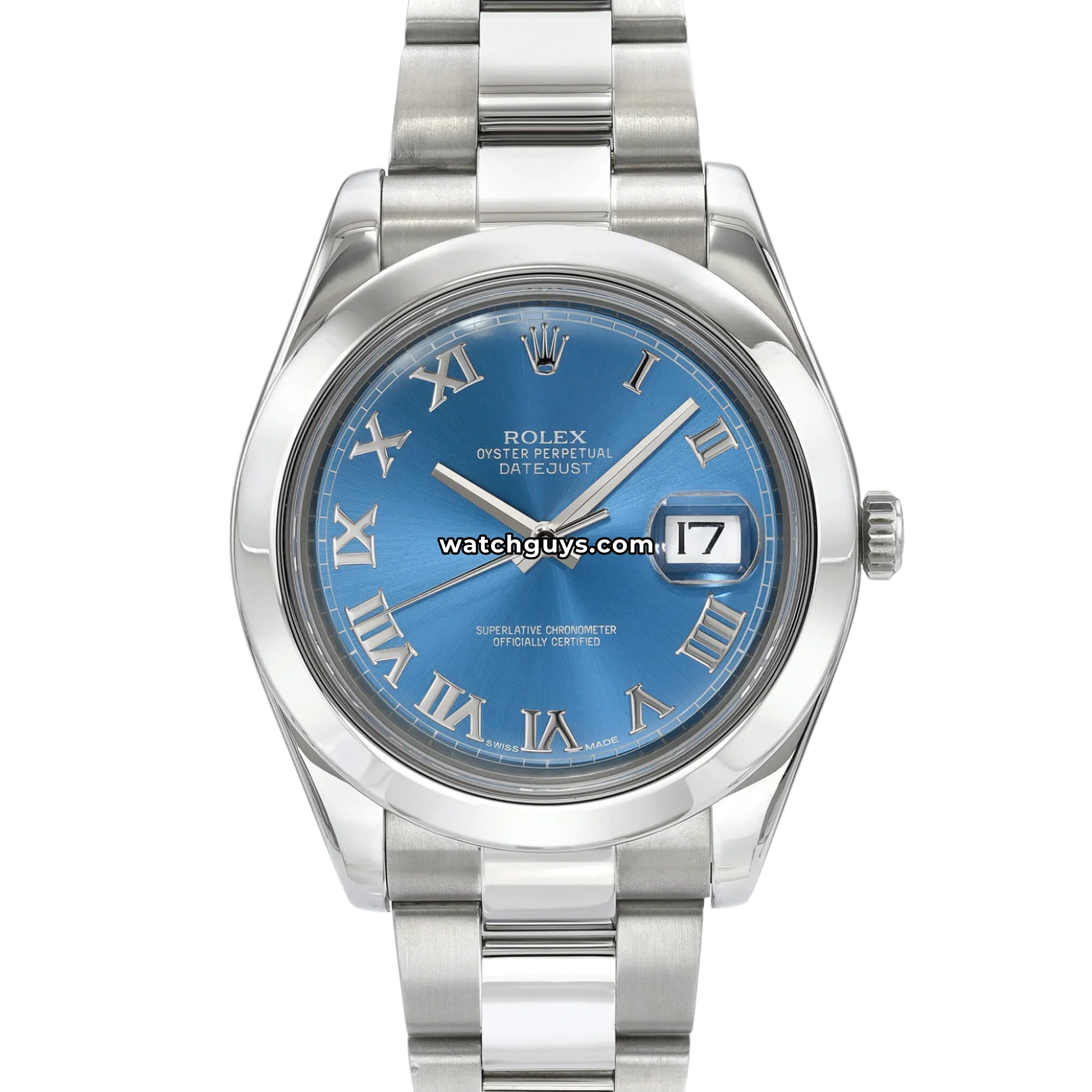 Rolex Datejust 116300 Azzurro Blue Oyster